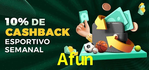 10% de bônus de cashback na Afun
